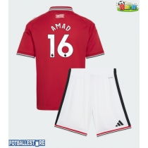 Manchester United Amad Diallo #16 Hjemmedraktsett Barn 2026-27 Kortermet (+ Korte bukser)